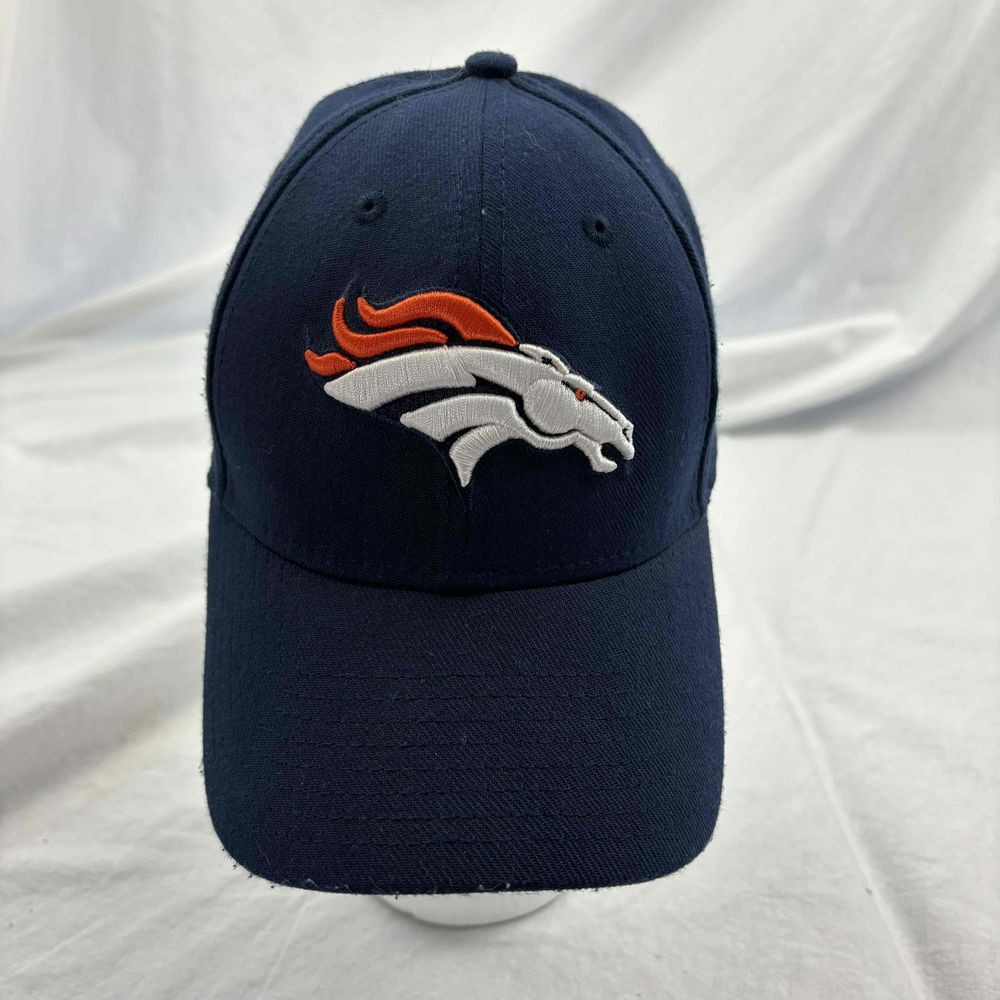 New Era Unisex Fitted Baseball Cap Navy Blue NFL Denver Broncos Fitted Size S